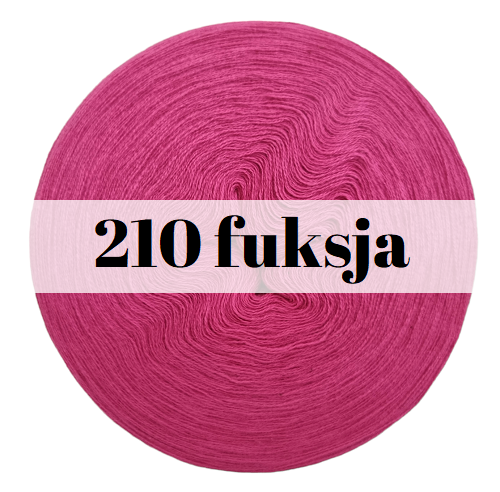 Monomotek Classic bawełna/akryl, 210 fuksja