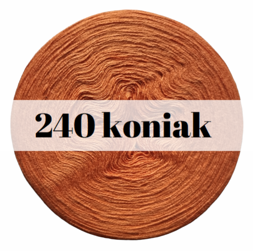 Monomotek Classic bawełna/akryl, 240 koniak