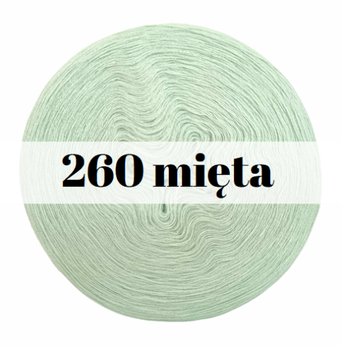 Monomotek Classic bawełna/akryl, 260 mięta