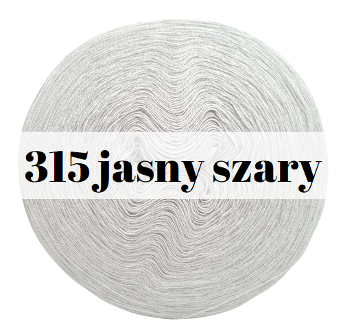Monomotek Classic bawełna/akryl, 315 jasny szary