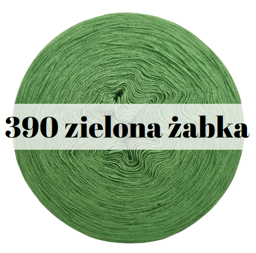 Monomotek Classic bawełna/akryl, 390 zielona żabka
