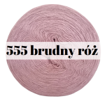 Monomotek Classic bawełna/akryl, 555 brudny róż