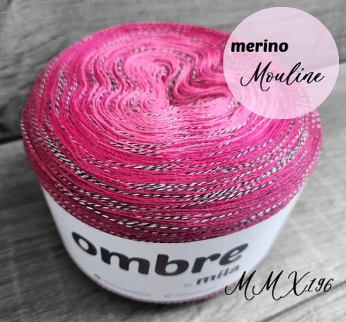 OMBRE Merino Mouliné MMX196 Raspberry Sorbet
