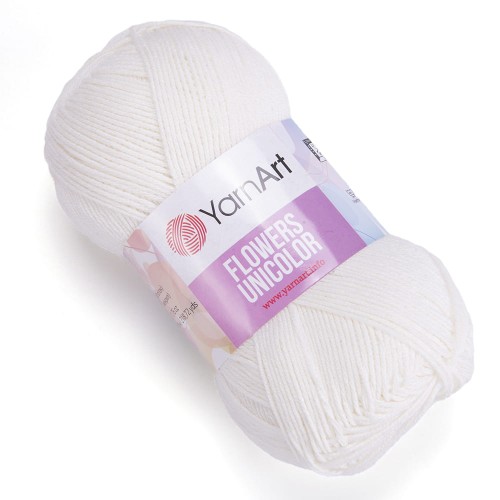 Włóczka Yarn Art Flowers Unicolor 730 złamana biel