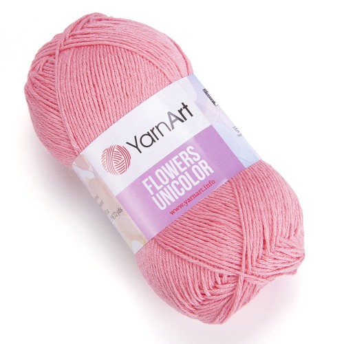 Włóczka Yarn Art Flowers Unicolor 735 łososiowy róż