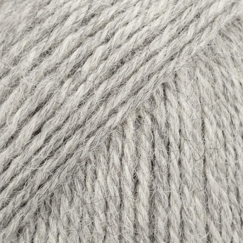 Drops Alpaca 501 mix jasny szary