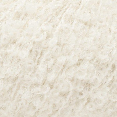 DROPS Alpaca Bouclé 0100 ecru