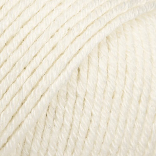 DROPS Cotton Merino 01 biały