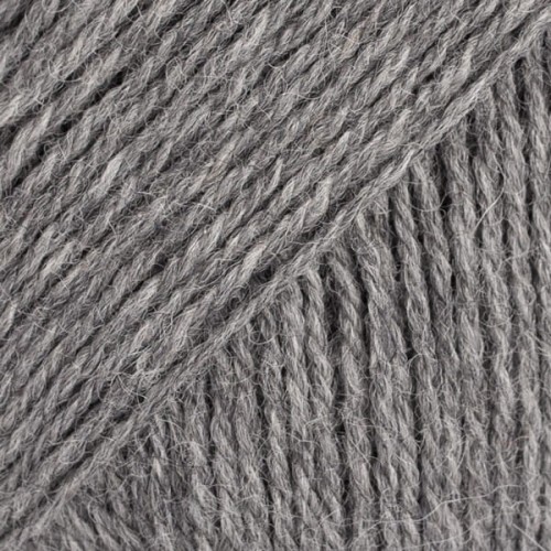 DROPS Flora 04 mix średni szary