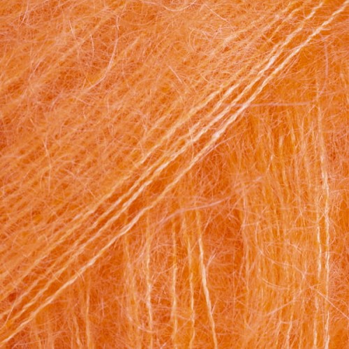 DROPS Kid Silk 49 elektryzująca pomarańcza