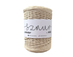 Sznurek poliestrowy 3mm Glitter, 200m, GZ29 złoty krem