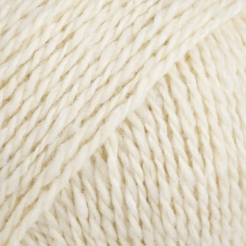 Włóczka DROPS Soft Tweed 01 ecru