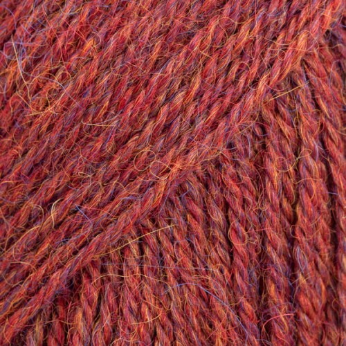 DROPS Alpaca 5565 mix bordowo-brązowy