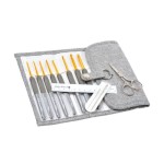 Zestaw szydełek Tulip ETIMO Royal Silver 8 szt