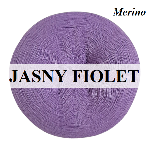 Monomotek Merino wełna merino/akryl, jasny fiolet