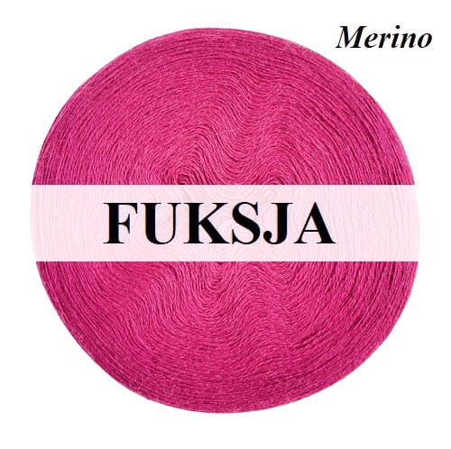 Monomotek Merino wełna merino/akryl, fuksja