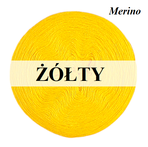 Monomotek Merino wełna merino/akryl, żółty