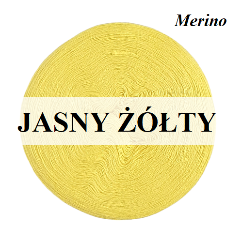 Monomotek Merino wełna merino/akryl, jasny żółty
