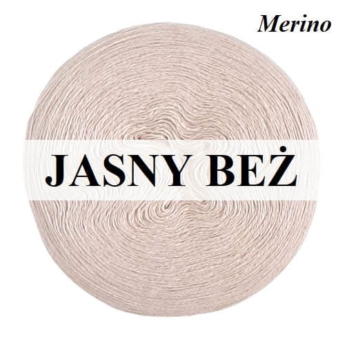 Monomotek Merino wełna merino/akryl, jasny beż