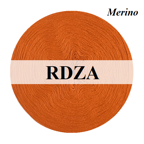 Monomotek Merino wełna merino/akryl, rdza
