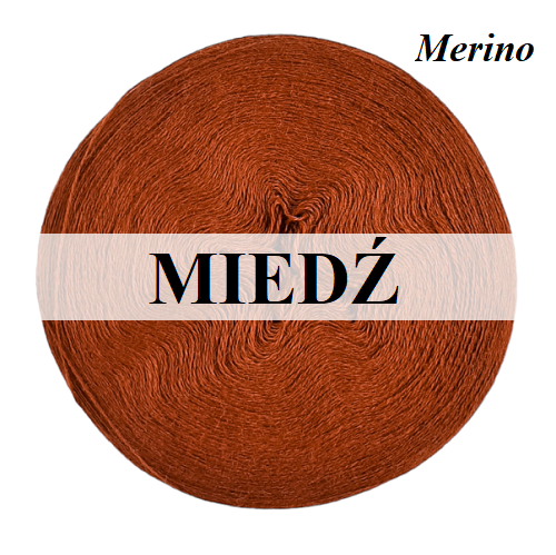 Monomotek Merino wełna merino/akryl, miedź