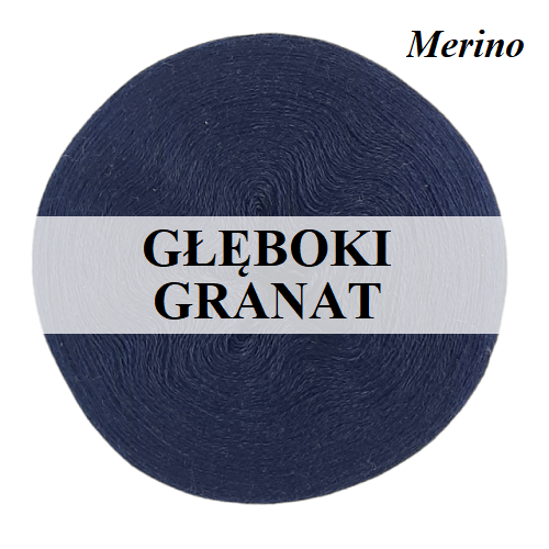 Monomotek Merino wełna merino/akryl, głęboki granat