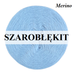 Monomotek Merino wełna merino/akryl, szarobłękit