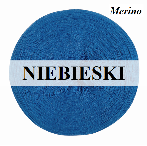 Monomotek Merino wełna merino/akryl, niebieski