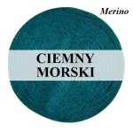 Monomotek Merino wełna merino/akryl, ciemny morski