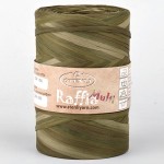 Przędza papierowa Raffia Multi NOWA 03 odcienie khaki