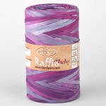 Przędza papierowa Raffia Multi NOWA 08 fiolety, róże