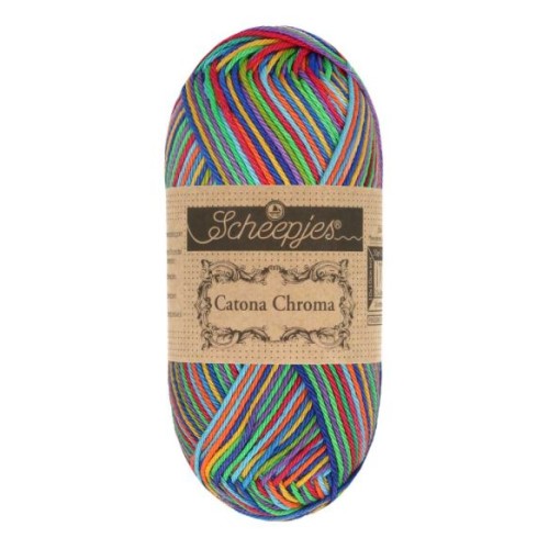 Włóczka Scheepjes Catona Chroma 022 Tęcza