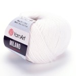 Włóczka Yarn Art Milano 851 złamana biel