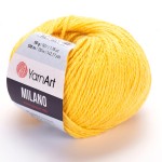Włóczka Yarn Art Milano 863 żółty