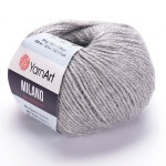 Włóczka Yarn Art Milano 867 szary