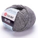Włóczka Yarn Art Milano 868 ciemny szary