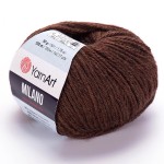 Włóczka Yarn Art Milano 871 czekoladowy