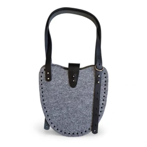 Baza do szoperki FILC i SKÓRA 24X24CM, szary/czarny