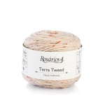 Włóczka Rosarios 4 Terra Tweed 02 kremowy