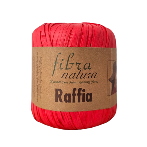 Przędza Raffia Fibra Natura 116-26 czerwony