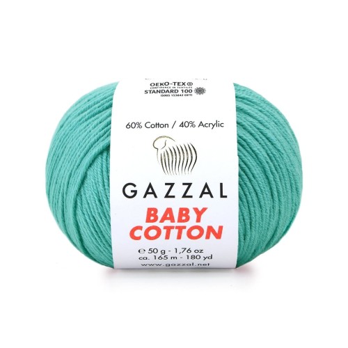 Włóczka Gazzal Baby Cotton 3426 szmaragd