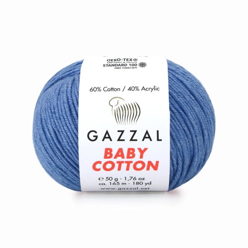 Włóczka Gazzal Baby Cotton 3431 jeans