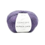 Włóczka Katia Concept Alpaca Lace 61 ciemny fiolet