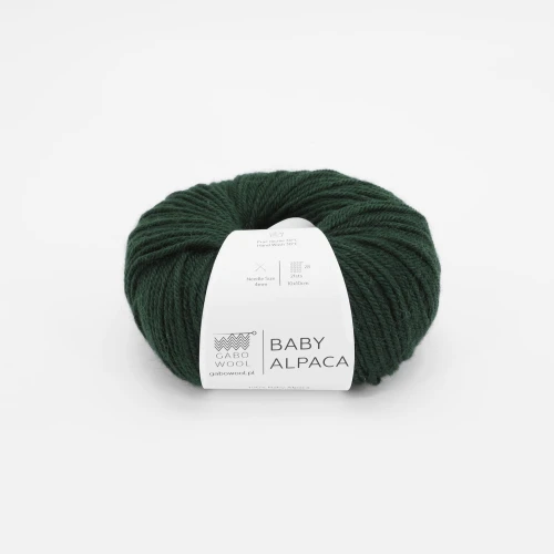Włóczka GABO WOOL Baby Alpaca 1172 leśna zieleń, alpaka, alpaca