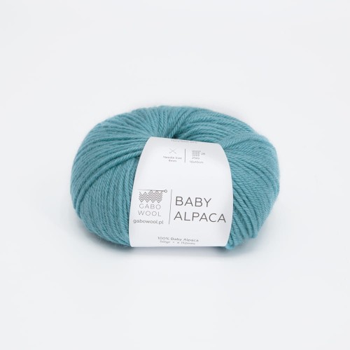 Włóczka GABO WOOL Baby Alpaca 1565 morski, alpaka, alpaca