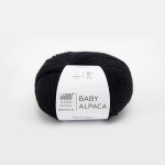 Włóczka GABO WOOL Baby Alpaca 500 czarny