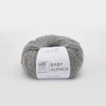 Włóczka GABO WOOL Baby Alpaca 401 jasny szary