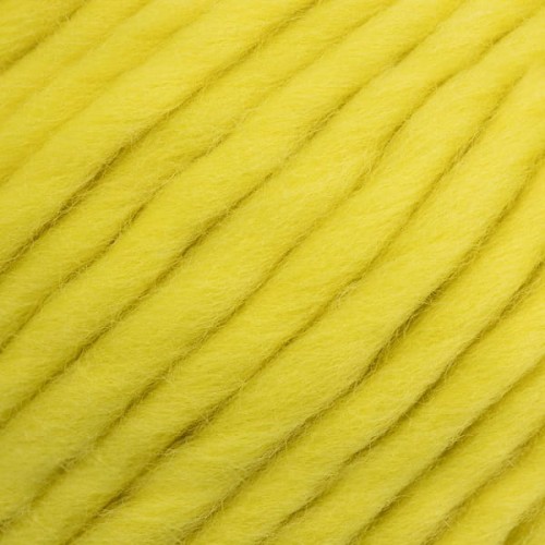 Włóczka GABO WOOL Fine Highland Wool 2224 cytryna, wełna peruwiańska, niedoprzęd, czesanka