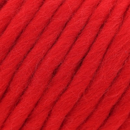 Włóczka GABO WOOL Fine Highland Wool 2383 czerwony, wełna peruwiańska, niedoprzęd, czesanka
