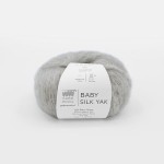 Włóczka GABO WOOL Baby Silk Yak 9636 jasny szary